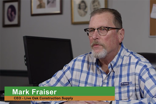 Cogent Analytics Client: Mark Fraiser of Live Oak Construction Supply