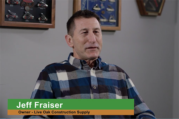 Cogent Analytics Client: Jeff Fraiser of Live Oak Construction Supply