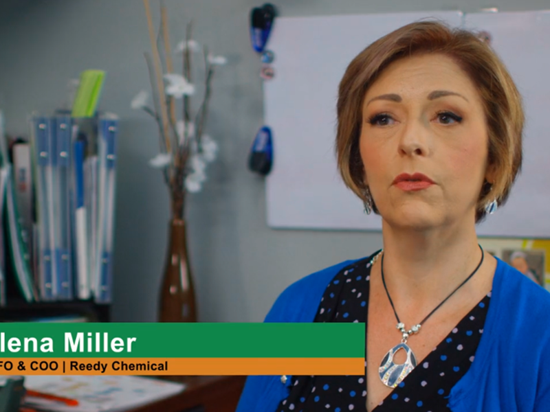 Cogent Analytics Client: Elena Miller of Reedy Chemical