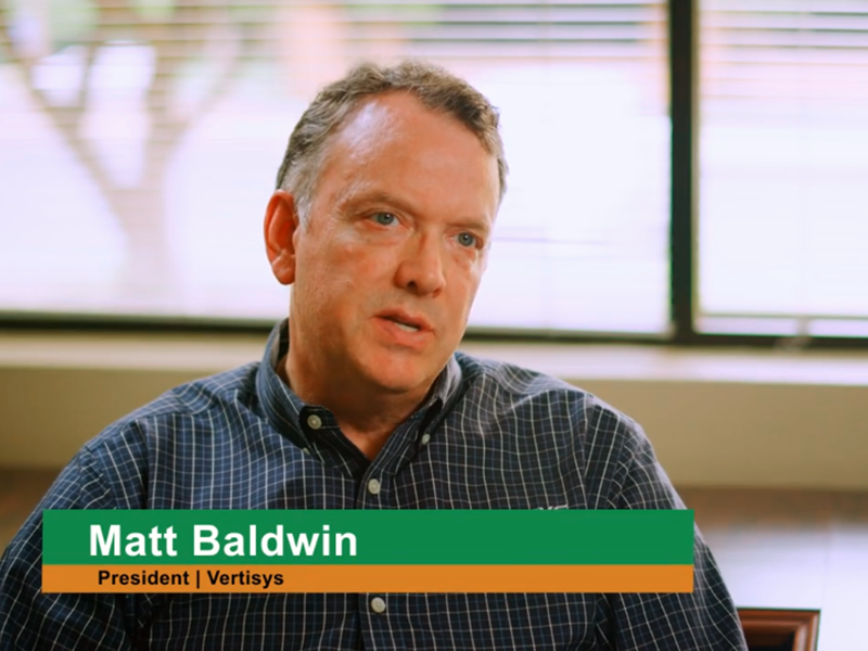 Cogent Analytics Client: Matt Baldwin of Vertisys