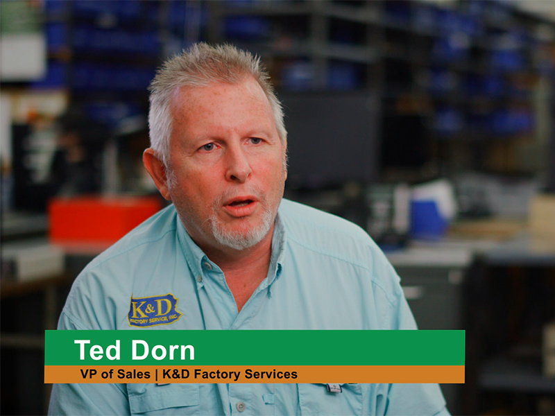 Cogent Analytics Client: Ted Dorn of K&D Factory Services