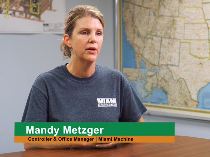 Cogent Analytics Client: Mandy Metzger of Miami Machine