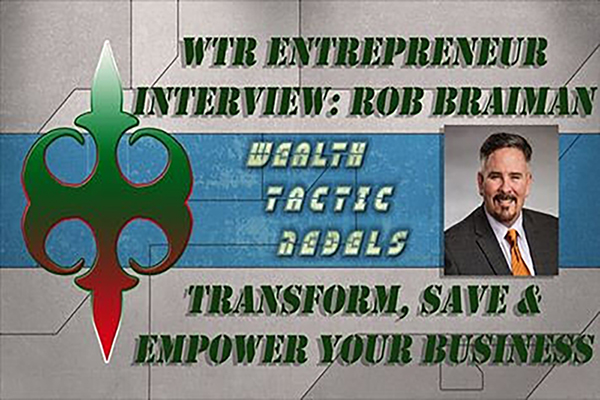 WTR Entrepreneur Interview Hosts Rob Braiman of Cogent Analytics speaking about Entrepreneurial Spirit