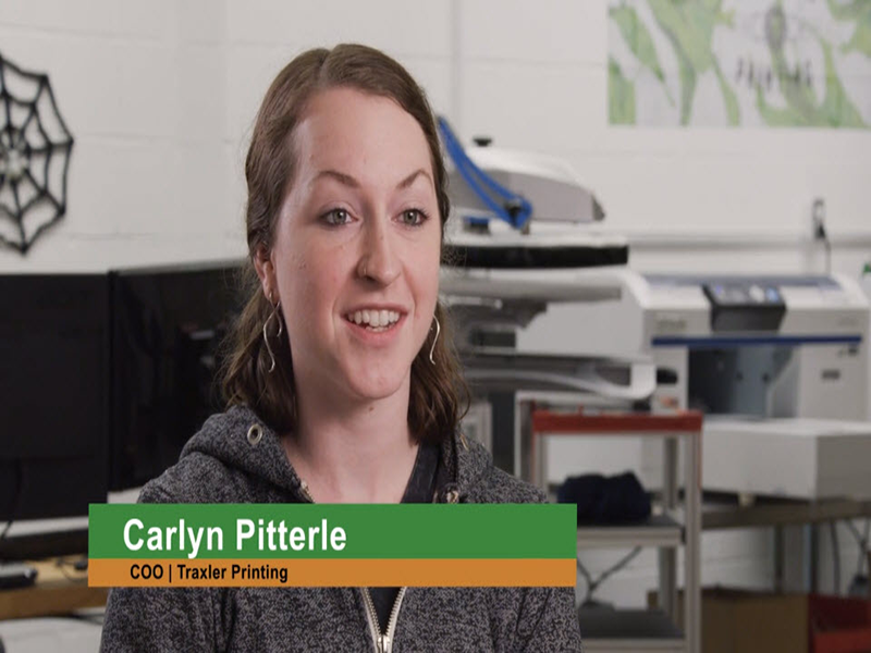 Carlyn Pitterle, C.O.O. of Traxler Custom Printing, a client of Cogent Analytics
