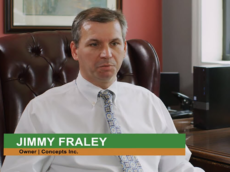 Jimmy Fraley, Owner of Concepts, Inc.