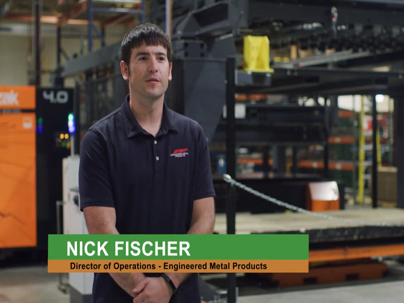 Nick Fischer - Director of Operations - Engineered Metal Products, a client of Cogent Analytics
