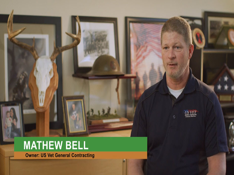 Matthew Bell, U.S. Vet General Contracting, a client of Cogent Analytics