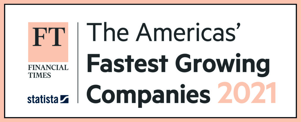 Financial Times Americas' Fastest Growing Companies 2021