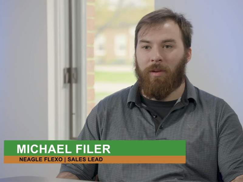 Michael Filer, Sales Lead for Neagle's Flexo